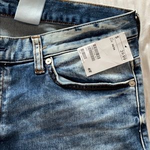 H&M stone washed jeans